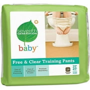 3-4T Training Pants - Chlorine free 32 to 40 lbs 26 counts(Seventh Generation)