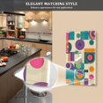 thumbnail image 5 of Yayeee Blank Wall Plate Cover 1-Gang 4.5"x2.7" Home Unused Decorative Outlet, Purple Geometric, 5 of 7