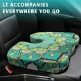 thumbnail image 4 of Premium Mandala Pattern Memory Foam Seat Cushion Ergonomic Chair Pad for Office Chair, Car, Airplane & Bleachers Sciatica, Tailbone Hip & Back Pain Relief - Chair Cushion for Long Office Workers., 4 of 5