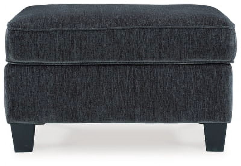 Signature Design by Ashley Contemporary Abinger Ottoman Chenille Smoke