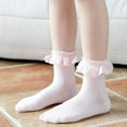 thumbnail image 6 of JIANFANG Toddler Lace Socks Girls Ruffle Eyelet Frilly Princess for Baby Little Kids, 6 of 9