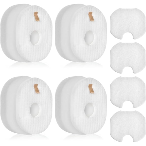 4 Pack Filter Replacement for Shark Rocket HV301, HV302, HV30126, HV300, HV305, HV292, HV307Q, QS301Q, HV310, UV450 Ultralight Corded Stick Vacuum