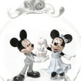 thumbnail image 2 of Disney Mickey and Minnie Mouse Wedding Globe Christmas Ornament New, 2 of 3
