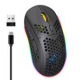 thumbnail image 1 of 2.4g Wireless Mouse Rgb Luminous Wireless Gaming Type-c Rechargeable Mouse black, 1 of 5