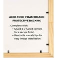 15X43 Frame Black Barnwood Picture Frame Includes UV Plexiglass, Acid