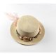 thumbnail image 2 of ZHAOCHENG Sombrero de paja con corona de parte superior plana para exteriores, playa, viajes, sombrero para el sol *Beige, 2 of 4