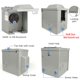 thumbnail image 3 of Caja de toma de corriente para vehículos eléctricos EXCELFU, 50 amperios, 125/250 V, NEMA 14-50R, 3 of 8