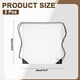 thumbnail image 2 of Mochila con cordón, 2 piezas de mochila de poliéster para gimnasio, bolsas para deportes (blanco, 34 cm x 43 cm), 2 of 7