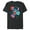 Dark Heather, variant on Disney Stitch Funny Candy Hearts Valentine's Day - Short Sleeve Blended T-Shirt for Adults - Customized-Dark Heather