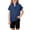 ZA-Navy-mkosplrt kids summer tops, variant on MKOSPLRT Henley Shirts for Kids Girls Button V Neck Rolled Short Sleeve Linen Shirt Basic Solid Split Hem T Shirts for Beach Vacation Navy 5-6 Years