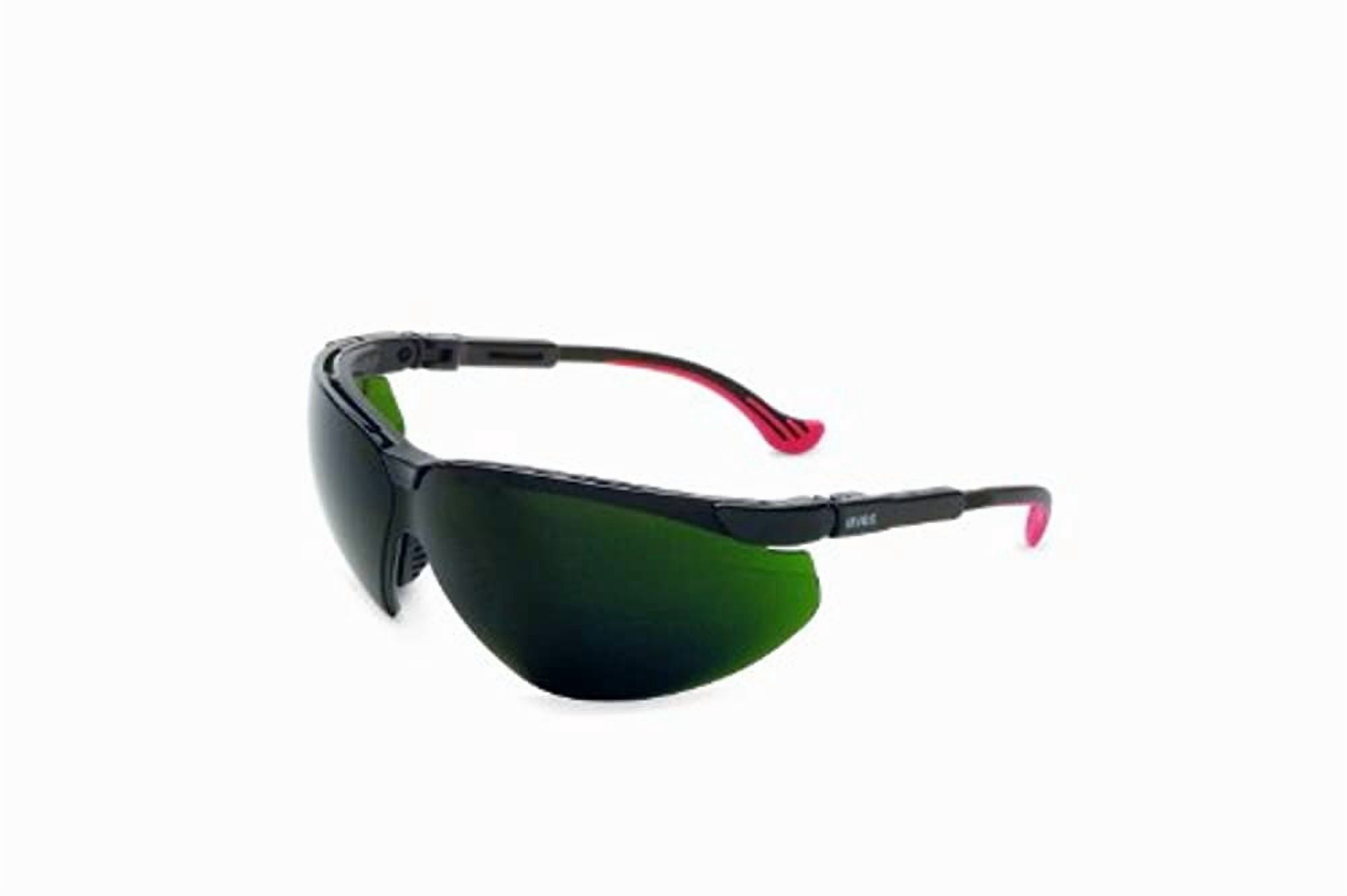 Protege, Safety Glasses, HydroShield Anti-Fog, SCT-Low-IR Lens, Black Frame, Half-Frame