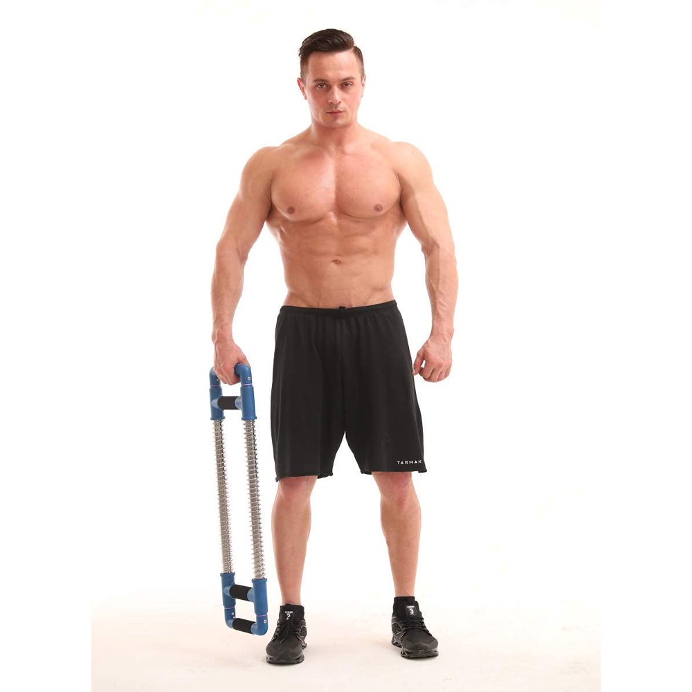 GoFitness Push Down Bar Machine Chest Expander at Home Workout