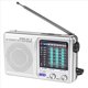thumbnail image 3 of 3X Radio Portátil AM / FM / SW para Uso en Interiores, Exteriores Y de Emergencia Radio Con Altavoz Y Conector para Auriculares, Plateado, 3 of 5