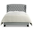 thumbnail image 7 of Gewnee Queen Size Upholstered Platform Bed Frame with Adjustable Wingback Headboard.Box Spring Required.Light Gray, 7 of 7