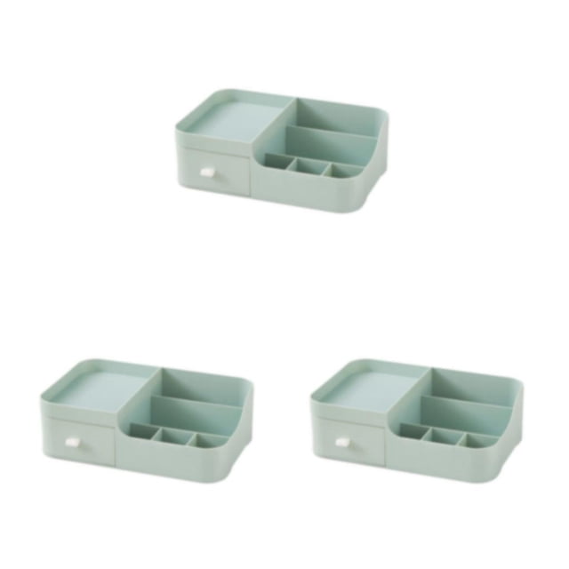 Cateissary Caja de almacenamiento de cosméticos Cajón Organizador de maquillaje de escritorio Estante Misceláneas Type1 NO1
