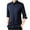 Navy, variant on ZCFZJW Mens Sherpa Fleece Lined Button Down Shirts Casual Long Sleeve Thick Warm Lapel Collar Work Business Shirt Trendy Velvet Tops Black XXXL