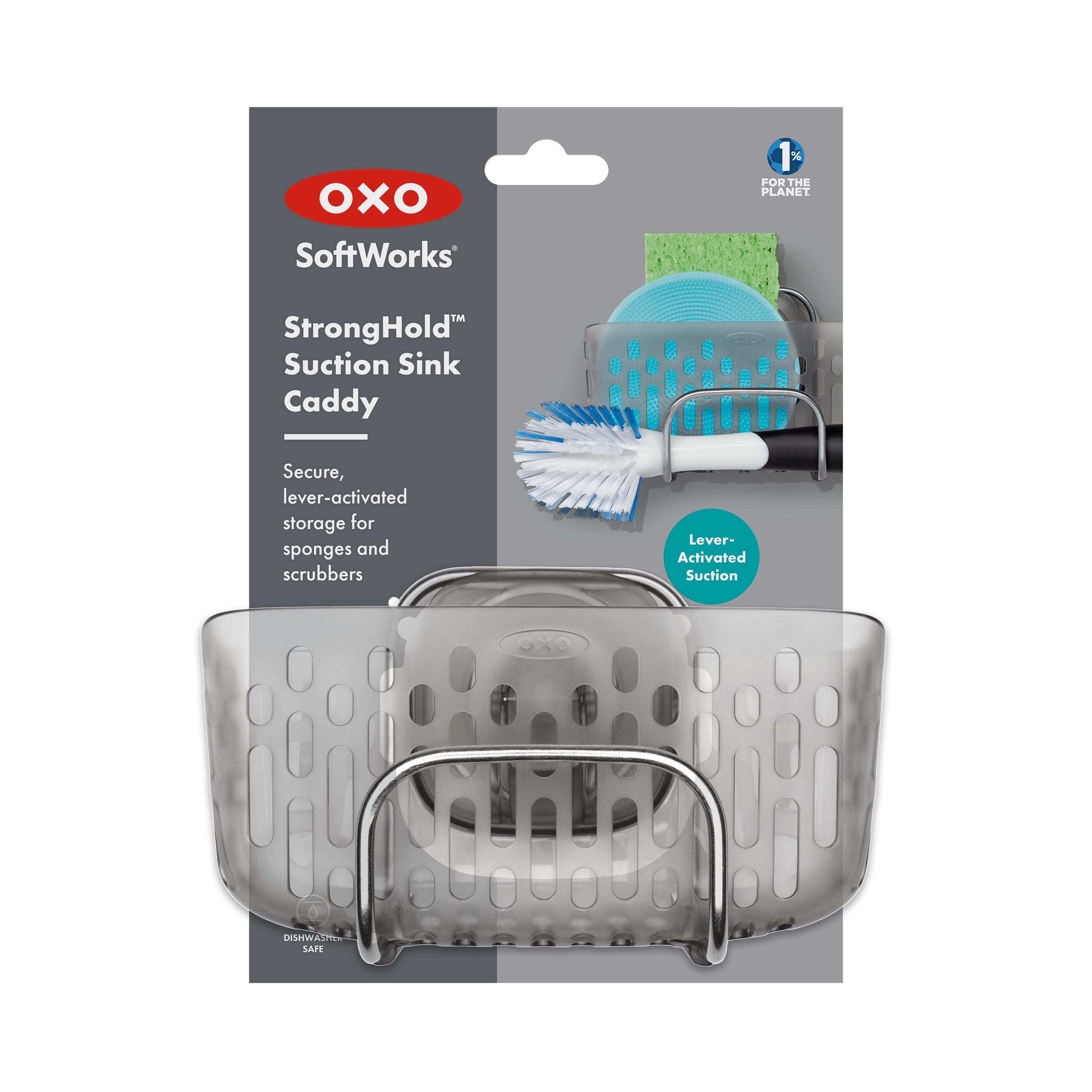 OXO StrongHold Suction Sink Organizer