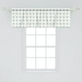 thumbnail image 2 of Ambesonne Geometric Window Valance, Abstract Plain Rounds Art, 54" X 18", Seafoam Amber, 2 of 3
