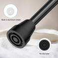 thumbnail image 3 of Cane Tips (6-Pack), 7/8" Replacement Rubber End Caps for Walking Cane & Sticks Foot Pad Accessory, Black, 3 of 5