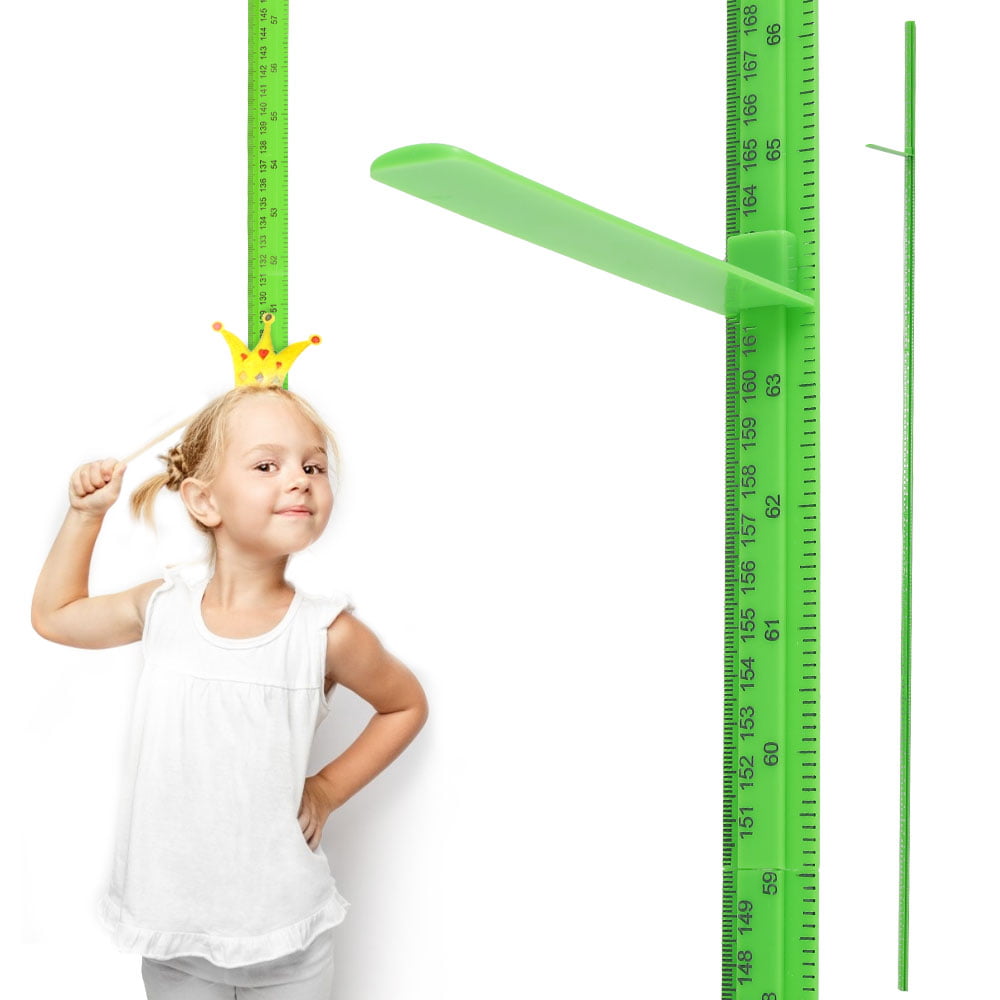 Baby Growth Chart,Portable Removable Wall-Mounted Wall Ruler 6 Feet Height Growth Chart for Kids,for Child Height Measurement,DIY Creative Girls Boys Bedroom Nursery Kindergarten Wall Decoration 