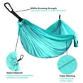 thumbnail image 2 of Gold Armour Camping Hammock - Extra Large Double Parachute Hammock Seafoam, 2 of 2