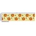thumbnail image 3 of Ambesonne Floral Fabric by the Yard Upholstery, Abstract Sunflower Petals, 1 Yard, Pale Yellow and Multicolor, 3 of 5