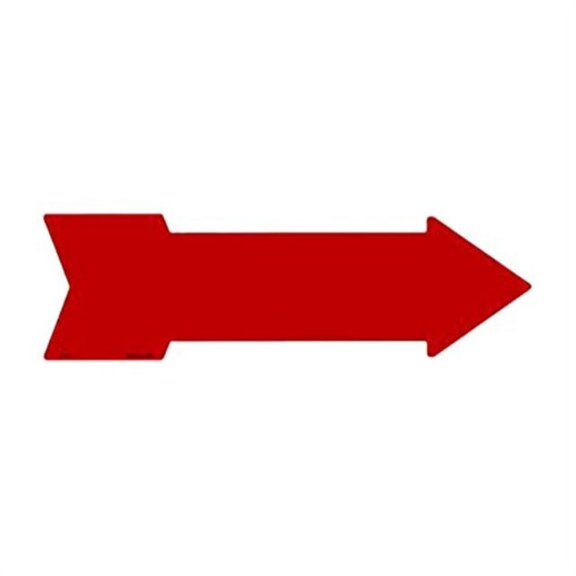 smart blonde outdoor decor red novelty metal arrow sign a-106