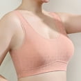 thumbnail image 2 of Sports Bras for Women Plus Size XL-5X No Underwire Push Up Comfortable Pullover Underwear Casual Solid Stretchy Support Bralettes, 2 of 7