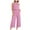 Pink, variant on GEWSEY 2 Piece Sets for Women Summer Cruise Essentials 2025 Travel Outfits Vacation Fashion Lounge Set Sleeveless Matching Set Clothing Wide Leg Crop Pants Airport Loungewear M (Pink, S)