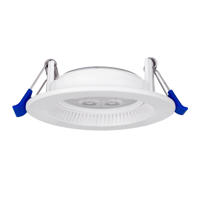Estevez Luminario LED dirigible para empotrar en techo con Switch CCT, Modelo Dots CCT