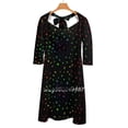 thumbnail image 4 of Robe Évasée Symbole Anti-Position (Take 1) Robe à Encolure Carrée Élégante Mode Féminine Imprimée, 4 of 5