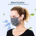 thumbnail image 4 of Mascarilla desechable para salud respiratoria, cubierta bucal a prueba de polvo, máscara de seguridad de 4 capas, 50 Uds., 4 of 5
