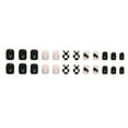 thumbnail image 6 of 4-Pack Press on Nails - 96 Pieces Long-Wear, Glossy Finish, Quick Stick, No Glue Needed, Perfect for Dance, Party, Daily Wear, Fashionable Nail Art for Women/Girls, 6 of 8