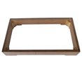 thumbnail image 2 of Electric Tea Stove Stand Frame, Induction Cooker Wood Frame Rounded Corners Embedded Simple Standard Appliance Position  For Tea Cooking Accessories, 2 of 8