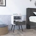 thumbnail image 2 of One Drawer Nightstand with Shelf / Suitable for Bedroom / Stores Glassware, 2 of 4