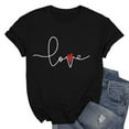 thumbnail image 7 of TRUBKH Womens Tops Valentines Day T Shirts for Women Graphic Valentine Womens Top Fall Tshirts Fall Tops for Women Valentines Day Tops for Women Valentine Top for Women White L, 7 of 7