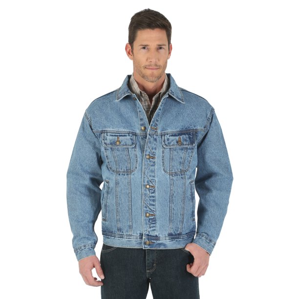 Wrangler Denim Jacket (Big & Tall Sizes) - Walmart.com