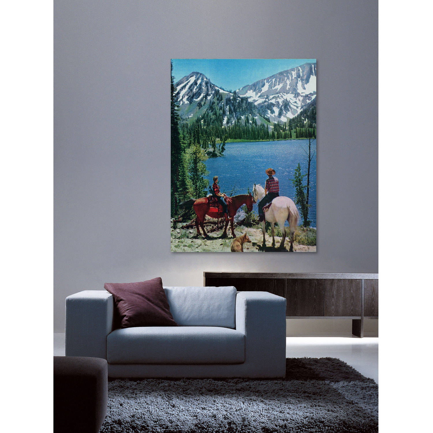 Marmont Hill "Wallows Mountains" Painting Print on Wrapped Canvas