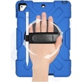 thumbnail image 4 of Case for iPad 6th 5th Generation 9.7 inch 2018 2017 / iPad Pro 9.7 / iPad Air 2 Protective Cover with 360° Rotating Stand, Hand/Shoulder Strap, Pencil Holder, 4 of 7