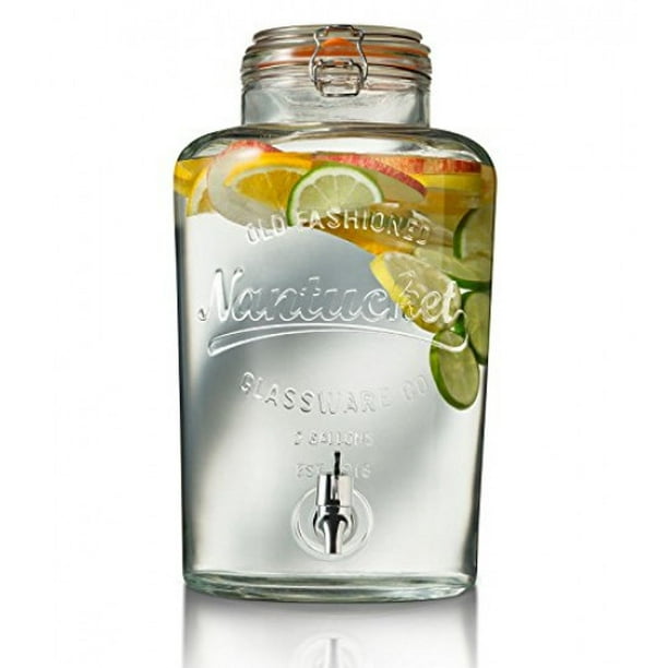 Generic Home Essentials Nantucket Glass Beverage Dispenser Walmart