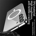 thumbnail image 5 of ELEHOLD Luxury Case for Samsung Galaxy S23 Plus Plating Magnetic Case Transparent Clear Compatible with MagSafe Shockproof Slim Protective Case for Samsung S23+ 6.6 inch,Black, 5 of 7