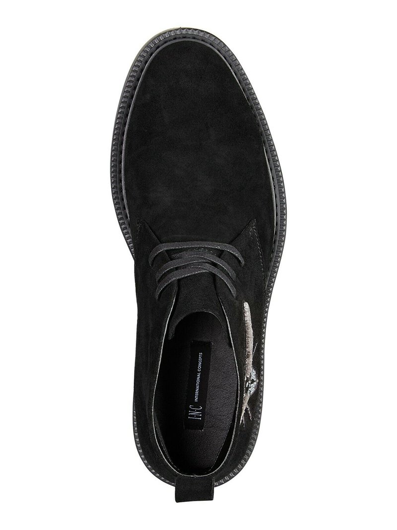 NEW INC International Concepts Mens Darius Patch Chukkas Boots, Size 11, Black INC International Concepts Men Darius Patch Chukka Black  main image 3