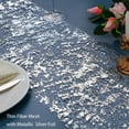TETOU 2pcs 11*108" Gold Table Runner Sequin Glitter Foil Metallic Thin ...