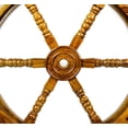 thumbnail image 2 of Nagina International Wooden Hub Nautical Ship Wheel | Pirate Home Decor Gift | Beach (60 Inches), 2 of 6
