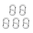 thumbnail image 5 of Soumake 5Pcs S-Type Double-Ended Spring Buckle Secure Double Opening Design Necklace Shortener Bracelet Connector Jewelry Making Clasp, 5 of 8
