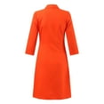 thumbnail image 5 of FVWITLYH Robe de Vacances pour Femme, Robe Aguichant à Bretelles à Fleurs, Coupe Ajustée, Dos Nu, Robe à Bretelles à Fleurs, Orange, G, 5 of 5