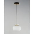 thumbnail image 4 of ET2 Lighting E25065-92BKGLD 7.5 in. Soji LED 2-Light Pendant - Black & Gold, 4 of 5