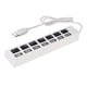thumbnail image 1 of 7 Ports USB 2.0 Hub Data Transfer with Individual for PC Laptop (White), 1 of 3