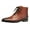 Brown, variant on Santimon Men Genuine Leather Dress Boots Classic Casual Ankle Boots Black 10 US
