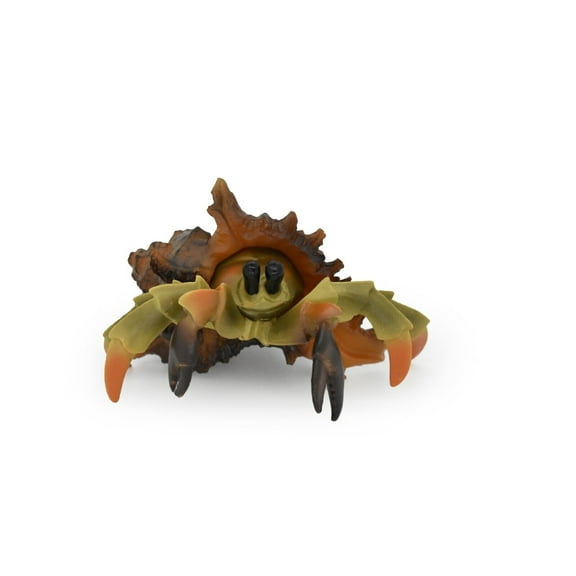 Hermit Crab Toy. Crustaceans, Museum Quality Rubber Figure, Model, Educational, Animal, Hand Painted, Figurines 5" CH109 BB91